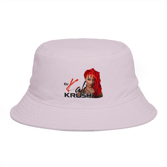 DJ Kali Krush Bucket Hat (Red Hair-Black Letters)