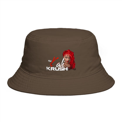 DJ Kali Krush Bucket Hat (Red Hair-White Letters)