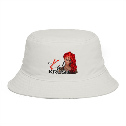 DJ Kali Krush Bucket Hat (Red Hair-Black Letters)