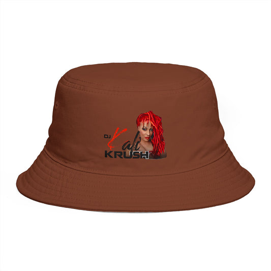 DJ Kali Krush Bucket Hat (Red Hair-Black Letters)